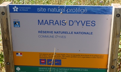 La réserve naturelle d'Yves